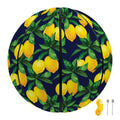Tropical Lemon Pattern Print Basketball