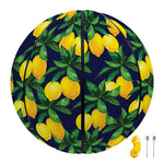 Tropical Lemon Pattern Print Basketball
