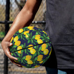 Tropical Lemon Pattern Print Basketball
