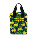 Tropical Lemon Pattern Print Bible Tote Bag