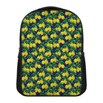 Tropical Lemon Pattern Print Casual Backpack