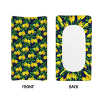 Tropical Lemon Pattern Print Changing Pad Cover