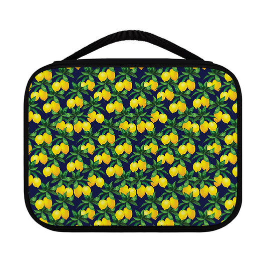 Tropical Lemon Pattern Print Classic Bible Case