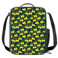 Tropical Lemon Pattern Print Crossbody Lunch Bag