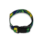 Tropical Lemon Pattern Print Dog Collar