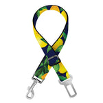Tropical Lemon Pattern Print Dog Seat Belt