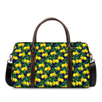Tropical Lemon Pattern Print Duffle Bag