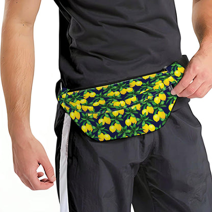 Tropical Lemon Pattern Print Fanny Pack