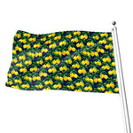 Tropical Lemon Pattern Print Flag