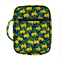 Tropical Lemon Pattern Print Front Pocket Bible Bag