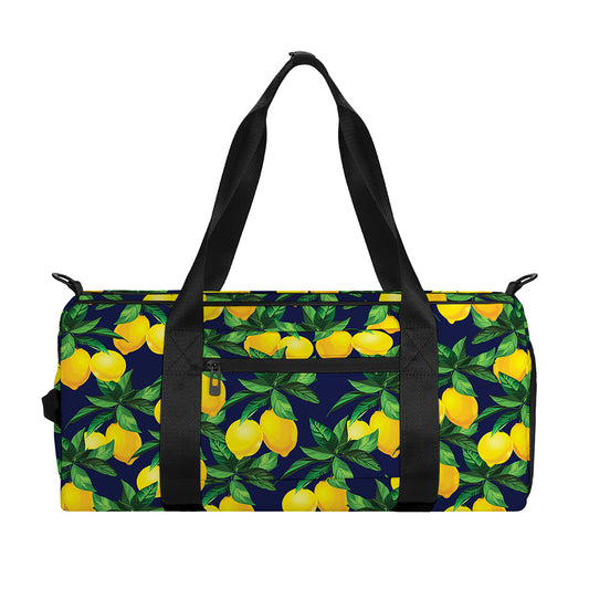 Tropical Lemon Pattern Print Gym Bag