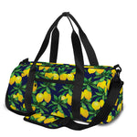 Tropical Lemon Pattern Print Gym Bag