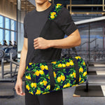Tropical Lemon Pattern Print Gym Bag