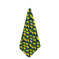 Tropical Lemon Pattern Print Hand Towel
