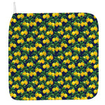 Tropical Lemon Pattern Print Hand Towel