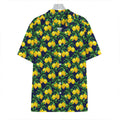Tropical Lemon Pattern Print Hawaiian Shirt