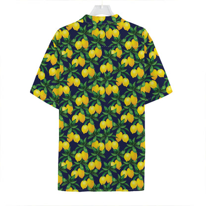 Tropical Lemon Pattern Print Hawaiian Shirt
