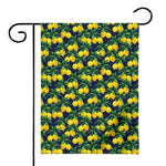 Tropical Lemon Pattern Print House Flag