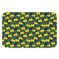 Tropical Lemon Pattern Print Indoor Door Mat