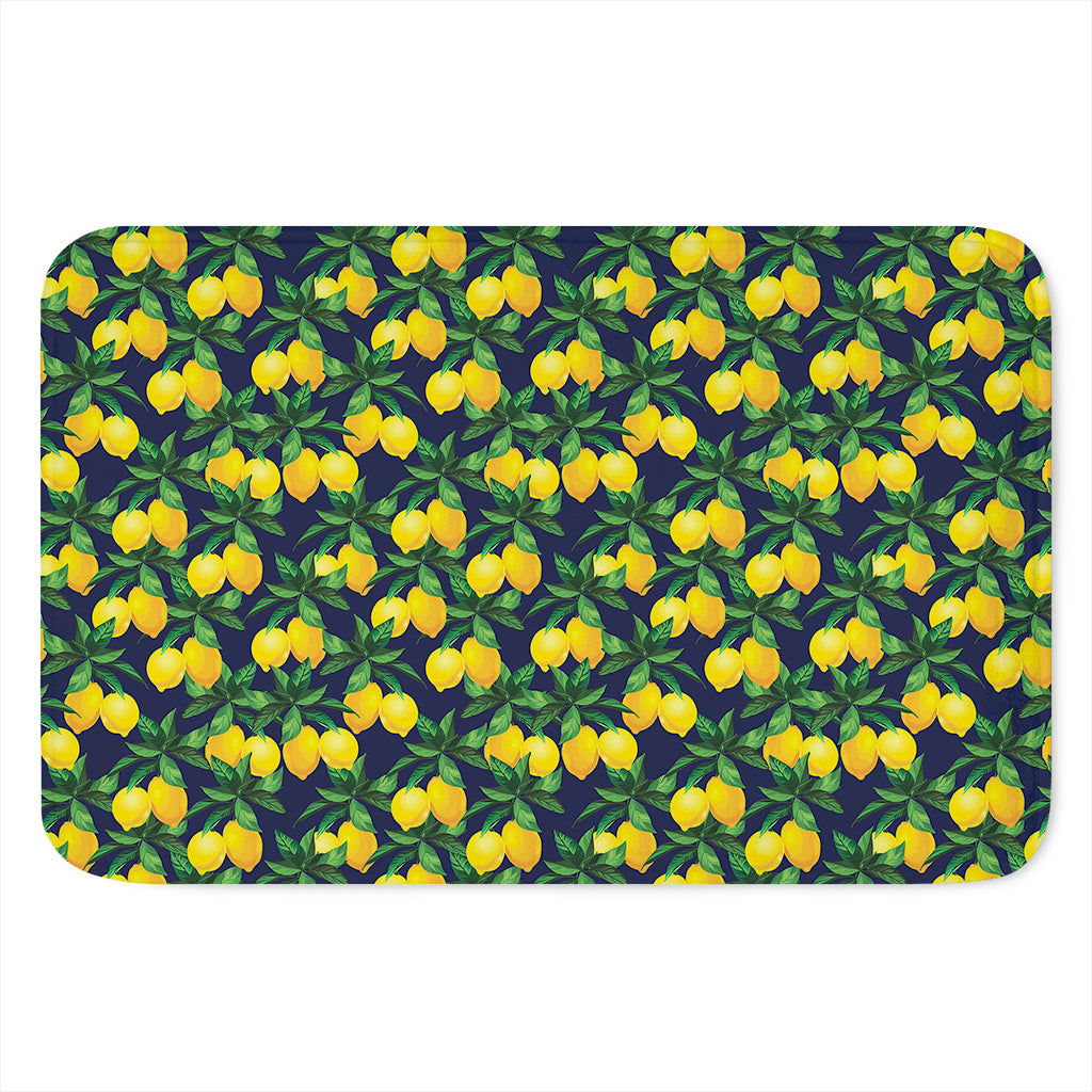Tropical Lemon Pattern Print Indoor Door Mat