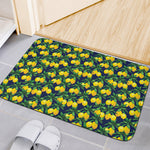 Tropical Lemon Pattern Print Indoor Door Mat