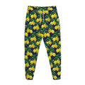 Tropical Lemon Pattern Print Jogger Pants