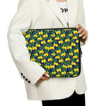 Tropical Lemon Pattern Print Laptop Sleeve