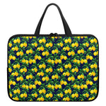 Tropical Lemon Pattern Print Laptop Sleeve With Handle
