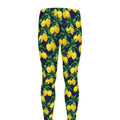 Tropical Lemon Pattern Print Men's Leggings