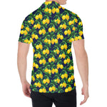 Tropical Lemon Pattern Print Men's Shirt