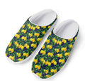 Tropical Lemon Pattern Print Mesh Casual Shoes