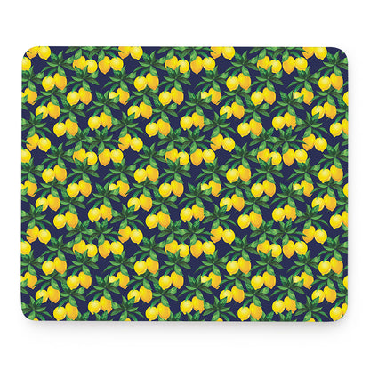 Tropical Lemon Pattern Print Mouse Pad