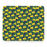 Tropical Lemon Pattern Print Mouse Pad