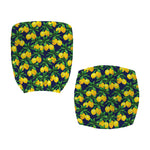 Tropical Lemon Pattern Print Office Chair Cover