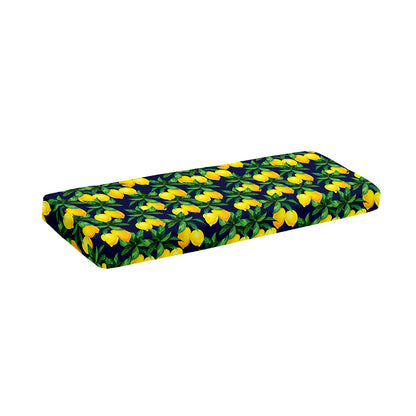 Tropical Lemon Pattern Print Piano Keyboard Cover