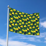 Tropical Lemon Pattern Print Polyester Flag