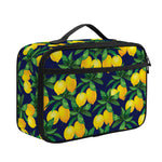 Tropical Lemon Pattern Print Portable Lunch Bag