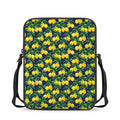 Tropical Lemon Pattern Print Rectangular Crossbody Bag