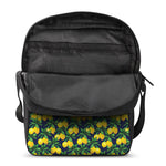 Tropical Lemon Pattern Print Rectangular Crossbody Bag