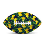 Tropical Lemon Pattern Print Rugby Ball