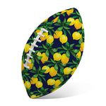 Tropical Lemon Pattern Print Rugby Ball
