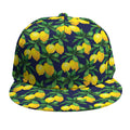Tropical Lemon Pattern Print Snapback Cap
