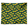 Tropical Lemon Pattern Print Tapestry