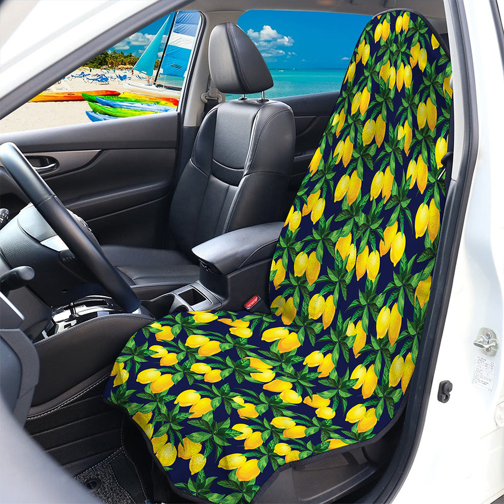 Tropical Lemon Pattern Print Waterproof Car Seat Cover