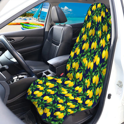Tropical Lemon Pattern Print Waterproof Car Seat Cover