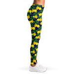 Tropical Lemon Pattern Print Women's Leggings