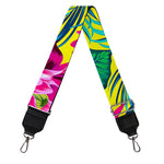 Tropical Lotus Pattern Print Bag Strap