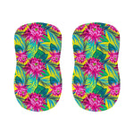 Tropical Lotus Pattern Print Bar Stool Covers