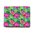 Tropical Lotus Pattern Print Bifold Wallet