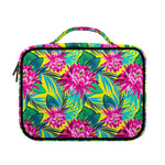 Tropical Lotus Pattern Print Briefcase Bible Bag